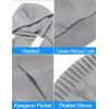 imageCOOFANDY Mens Tracksuit 2 Piece Hoodie Sweatsuit Sets Casual Jogging Athletic SuitsLight Grey