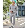 imageCOOFANDY Mens Tracksuit 2 Piece Hoodie Sweatsuit Sets Casual Jogging Athletic SuitsLight Grey