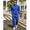 imageCOOFANDY Mens Tracksuit 2 Piece Hoodie Sweatsuit Sets Casual Jogging Athletic SuitsRoyal Blue