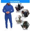 imageCOOFANDY Mens Tracksuit 2 Piece Hoodie Sweatsuit Sets Casual Jogging Athletic SuitsRoyal Blue