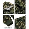 imageCOOFANDY Mens Tracksuits 2 Pieces Waffle Hoodies Sweatsuit Sets Sports Jogging Suit SetArmy Green Camo