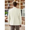 imageCOOFANDY Mens Tweed Blazer Slim Fit Casual Sport Coat Two Button Knit Suit JacketWhite