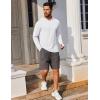 imageCOOFANDY Mens UPF 50 Hoodie Shirts Long Sleeve Rash Guard Sun Protection Fishing Shirts Lightweight Quick Dry Hoodies2 Packblackwhite