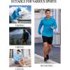 imageCOOFANDY Mens UPF 50 Hoodie Shirts Long Sleeve Rash Guard Sun Protection Fishing Shirts Lightweight Quick Dry Hoodies2 Packlight Bluegray