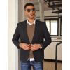 imageCOOFANDY Mens V Neck Sweater Lightweight Knitted Pullover SweatersBrown