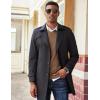 imageCOOFANDY Mens V Neck Sweater Lightweight Knitted Pullover SweatersBrown