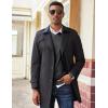 imageCOOFANDY Mens V Neck Sweater Lightweight Knitted Pullover SweatersDark Grey