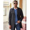 imageCOOFANDY Mens V Neck Sweater Lightweight Knitted Pullover SweatersDenim Blue