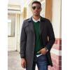 imageCOOFANDY Mens V Neck Sweater Lightweight Knitted Pullover SweatersGreen