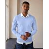 imageCOOFANDY Mens V Neck Sweater Lightweight Knitted Pullover SweatersLight Blue