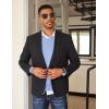 imageCOOFANDY Mens V Neck Sweater Lightweight Knitted Pullover SweatersLight Blue