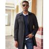 imageCOOFANDY Mens V Neck Sweater Lightweight Knitted Pullover SweatersNavy Blue