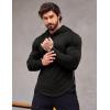 imageCOOFANDY Mens Workout Sweatshirts Long Sleeve Muscle Fit Athletic Gym Hoodies Pullover1 Black