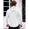 imageCOOFANDY Mens Workout Sweatshirts Long Sleeve Muscle Fit Athletic Gym Hoodies Pullover1 White