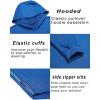 imageCOOFANDY Mens Workout Sweatshirts Long Sleeve Muscle Fit Athletic Gym Hoodies PulloverBlue 1
