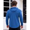 imageCOOFANDY Mens Workout Sweatshirts Long Sleeve Muscle Fit Athletic Gym Hoodies PulloverBlue 1