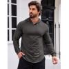 imageCOOFANDY Mens Workout Sweatshirts Long Sleeve Muscle Fit Athletic Gym Hoodies PulloverGrey 1