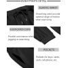 imageCOOFANDY Sweatsuits for Men 2 Piece Tracksuit Casual Athletic Jogging Suit Hooded SetBlack