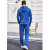 imageCOOFANDY Sweatsuits for Men 2 Piece Tracksuit Casual Athletic Jogging Suit Hooded SetBlue
