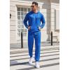 imageCOOFANDY Sweatsuits for Men 2 Piece Tracksuit Casual Athletic Jogging Suit Hooded SetBlue