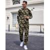 imageCOOFANDY Sweatsuits for Men 2 Piece Tracksuit Casual Athletic Jogging Suit Hooded SetCamo