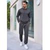 imageCOOFANDY Sweatsuits for Men 2 Piece Tracksuit Casual Athletic Jogging Suit Hooded SetDark Grey