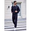 imageCOOFANDY Sweatsuits for Men 2 Piece Tracksuit Casual Athletic Jogging Suit Hooded SetNavy Blue