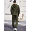 imageCOOFANDY Sweatsuits for Men 2 Piece Tracksuit Casual Athletic Jogging Suit Hooded SetOlive Green