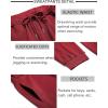 imageCOOFANDY Sweatsuits for Men 2 Piece Tracksuit Casual Athletic Jogging Suit Hooded SetRed