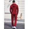 imageCOOFANDY Sweatsuits for Men 2 Piece Tracksuit Casual Athletic Jogging Suit Hooded SetWine Red