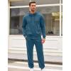 imageCOOFANDY Sweatsuits for Men 2 Piece tracksuit Sets Full Zip Hoodie Sweatpants for Men Casual Sports Jogging Suits S4XLDenim Blue