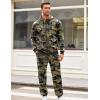 imageCOOFANDY Sweatsuits for Men 2 Piece tracksuit Sets Full Zip Hoodie Sweatpants for Men Casual Sports Jogging Suits S4XLGreen Camo