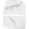 imageCOOFANDY Sweatsuits for Men 2 Piece tracksuit Sets Full Zip Hoodie Sweatpants for Men Casual Sports Jogging Suits S4XLWhite