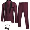 Burgundy/Black