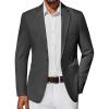 imageCOOFANDY Mens Casual Blazer Lightweight Sport Coat One Button Suit JacketDark Grey
