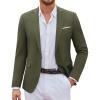 imageCOOFANDY Mens Casual Blazer Suit Jackets One Button Sport Coats Lightweight Business Sports JacketsArmy Green