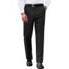 imageCOOFANDY Mens Dress Pants Regular Fit Flat Front Pant Expandable Waist Casual SlacksBlack