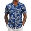 Flowers&leaf Navy