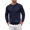 Ribbed Navy Blue