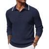 Dark Blue White Striped