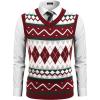 Gz981 Red and White Plaid