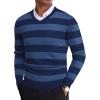 Navy-striped
