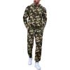 imageCOOFANDY Sweatsuits for Men 2 Piece Tracksuit Casual Athletic Jogging Suit Hooded SetCamo