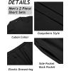 imageCOOFANDY Mens 2 Piece Short Set Guayabera Button Down Shirt Casual Summer Beach OutfitsBlack
