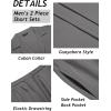 imageCOOFANDY Mens 2 Piece Short Set Guayabera Button Down Shirt Casual Summer Beach OutfitsDark Grey