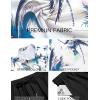 imageCOOFANDY Mens 2 Piece Summer Beach Outfits Tropical Short Sleeve Button Down Shirts and Shorts Hawaiian Vacation SetsBlue White Tropical
