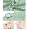 imageCOOFANDY Mens 2 Piece Summer Beach Outfits Tropical Short Sleeve Button Down Shirts and Shorts Hawaiian Vacation SetsLight Green Leaf