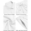 imageCOOFANDY Mens 2 Pieces Cotton Linen Set Short Sleeve Button Down Shirts Summer Beach Shorts Casual OutfitsWhite