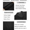 imageCOOFANDY Mens Beach Shirt Short Sleeve Button Down Shirts Casual Cuban Collared Summer Vacation Tropical ShirtsBlack