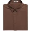 imageCOOFANDY Mens Button Down Shirt Short Sleeve Casual Shirt for Men Summer Business Casual Dress ShirtBrown